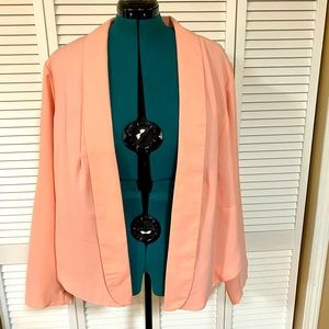 Candie’s Plus Size 3X Light Pink Blazer Never Worn